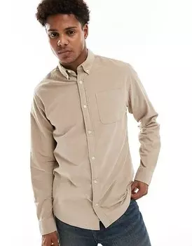 Jack & Jones – бежевая вельветовая рубашка