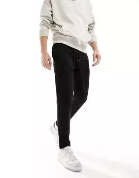 Jack & Jones – черные брюки узкого кроя