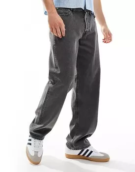 Jack & Jones – Eddie – серые потертые джинсы очень свободного кроя