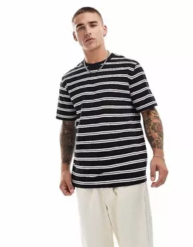 Jack & Jones – футболка оверсайз в черную полоску