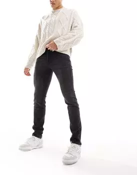 Jack & Jones – Glenn – джинсы узкого кроя черного цвета