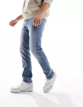 Jack & Jones – Glenn – Голубые прямые джинсы
