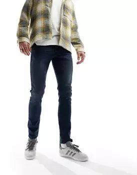Jack & Jones - Glenn - темно-синие джинсы узкого кроя