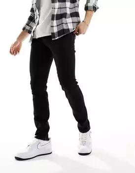 Jack & Jones – Glenn – узкие черные джинсы