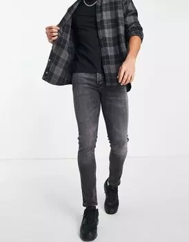 Jack & Jones Intelligence - Glenn - Черные зауженные джинсы