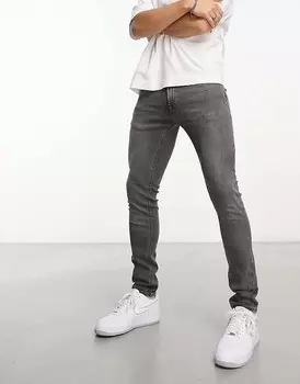Jack & Jones Intelligence - Liam - Серые джинсы скинни