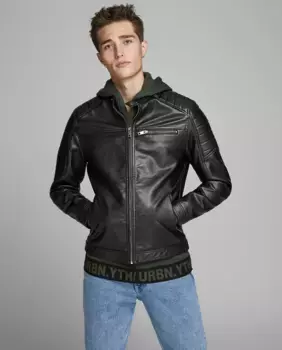 Jack & Jones мужская черная куртка, черный