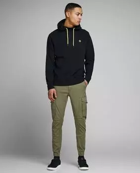 Jack & Jones мужские узкие зеленые брюки карго Jack & Jones, зеленый