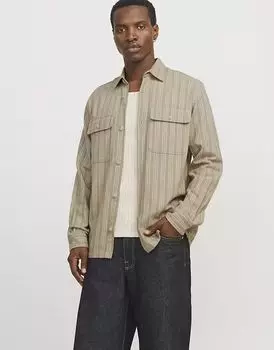 Jack & Jones Overshirt бежевого цвета