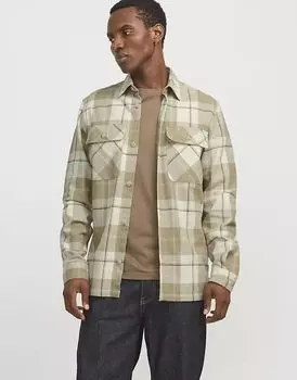 Jack & Jones Overshirt в цвете «белый перец»
