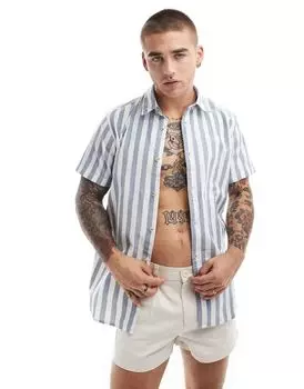 Jack & Jones – оксфордская рубашка в синюю полоску