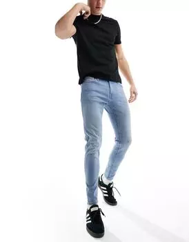 Jack & Jones - Pete - Голубые зауженные джинсы