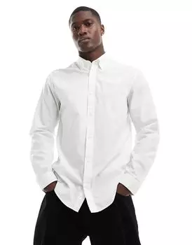 Jack & Jones Premium – рубашка из поплина с длинными рукавами белого цвета