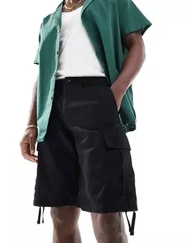 Jack & Jones – шорты карго черного цвета