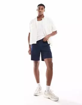 Jack & Jones свободные шорты-чиносы темно-синего цвета