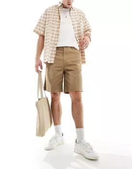 Jack & Jones – свободные светло-коричневые шорты чинос