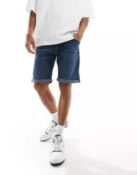 Jack & Jones - Темно-синие джинсовые шорты