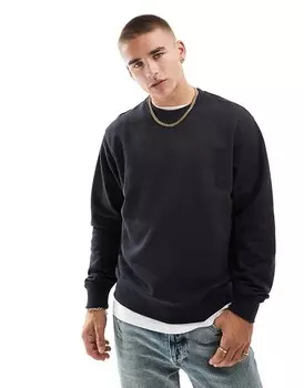 Jack & Jones – темно-синяя толстовка оверсайз с круглым вырезом
