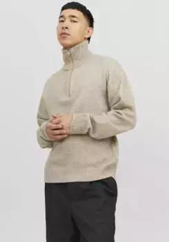Jack & Jones Тройер "JOROLLIE ТРИКОТАЖНАЯ ПОЛОВИНА МОЛНИИ SN", цвет Atmosphere