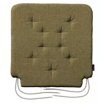 JACK Набор из 2 чехлов для уличной подушки размером 40 x 40 см. Водонепроницаемая подушка для сиденья. Подушка для отдыха. Садовый стул. Эффект лотоса. Цвет: желтый. Dekoria, зеленый