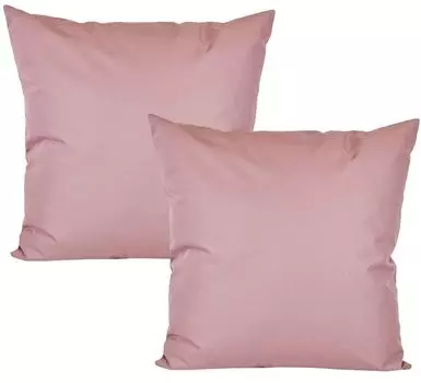 JACK Набор из 2 чехлов для уличных подушек 50 x 50 см Водонепроницаемая подушка для сиденья Подушка для отдыха Садовый стул Эффект лотоса Цвет: Старый розовый