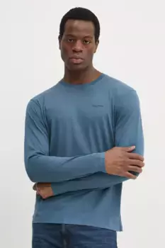 JACKO LONG хлопковый топ с длинными рукавами Pepe Jeans, синий