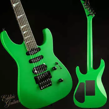 Jackson American Series Soloist SL3, гриф из черного дерева - Satin Slime Green American Series Soloist SL3, Ebony Fretboard - Satin Slime Green