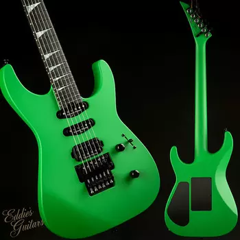 Jackson American Series Soloist SL3, гриф из черного дерева - Satin Slime Green American Series Soloist SL3, Ebony Fretboard - Satin Slime Green