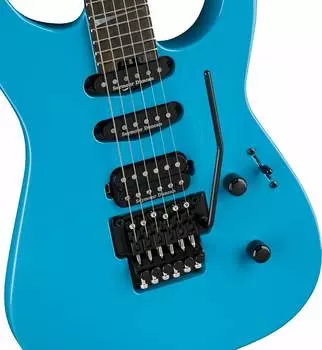 Jackson - American Series - Soloist SL3 - Электрогитара - Накладка на гриф Ebony - Riviera Blue - American Series - Soloist SL3 - Electric Guitar - Ebony Fingerboard -