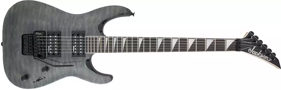 Jackson JS Series JS32Q Arch Top Dinky Transparent Black Электрогитара JS32QDKA,AHFB-TRBLK