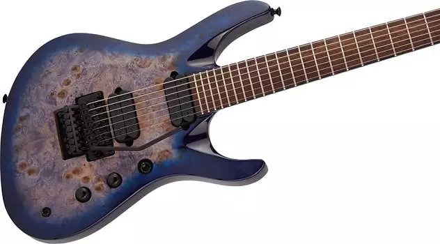 Jackson - Pro Series - Signature Chris Broderick Soloist 7P - 7-струнная электрогитара - Laurel Fingerboard - Transparent Blue - Pro Series - Signature Chris Broderick Soloist 7P - 7-String Electric Guitar - Laurel Fingerboard -