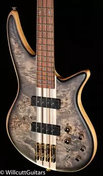 Jackson Pro Series Spectra Bass SBP IV Caramelized Jatoba Fingerboard Transparent Black Burst Bass Guitar (159)