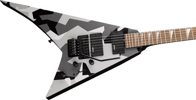 Jackson X Series Rhoads RRX24 Camo, накладка на гриф Laurel, зимний камуфляж 2913636599