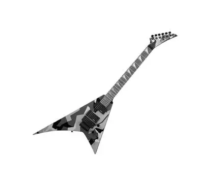 Jackson X Series Rhoads RRX24 Camo — Зимний камуфляж с Laurel FB X Series Rhoads RRX24 Camo - w/ Laurel FB