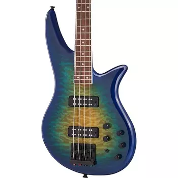 Jackson X Series Spectra Bass SBXQ IV, накладка на гриф Laurel, цвет Amber Blue Burst 2919904586