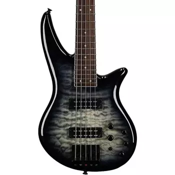 Jackson X Spectra SBXQ V 5-струнная бас-гитара (с чехлом), прозрачный черный взрыв 2919924585