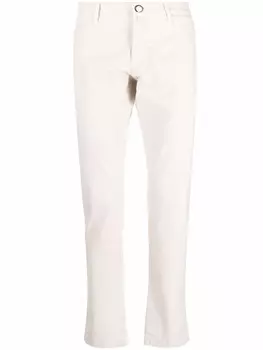 Jacob Cohn брюки чинос с карманами, нейтральный цвет