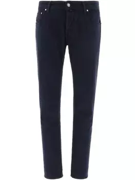 Jacob Cohn джинсы прямого покроя со средней посадкой, синий