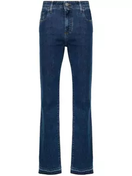 Jacob Cohn джинсы slim fit средней посадки, синий