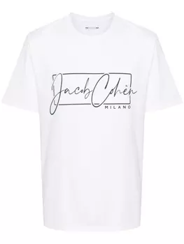 Jacob Cohn футболка с логотипом, белый