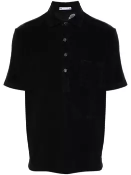 Jacob Cohn махровая рубашка поло, синий