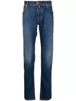 Jacob Cohn прямые джинсы средней посадки, синий