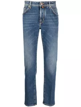 Jacob Cohn прямые джинсы средней посадки, синий