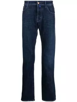 Jacob Cohn прямые джинсы средней посадки, синий