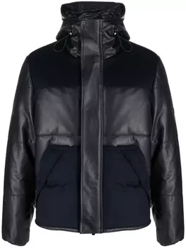 Jacob Cohn пуховик с капюшоном, синий