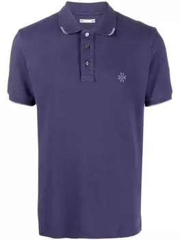 Jacob Cohn рубашка поло с вышитым логотипом, фиолетовый