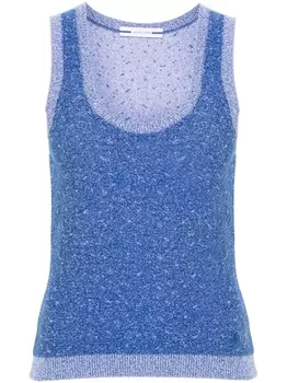 Jacob Cohn топ с вышитым логотипом, синий