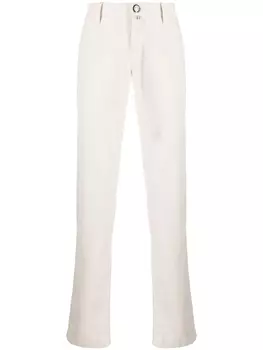 Jacob Cohn твиловые брюки прямого кроя, белый