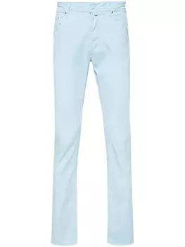 Jacob Cohn узкие брюки Bard средней посадки, синий