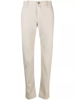 Jacob Cohn узкие брюки Bobby, нейтральный цвет